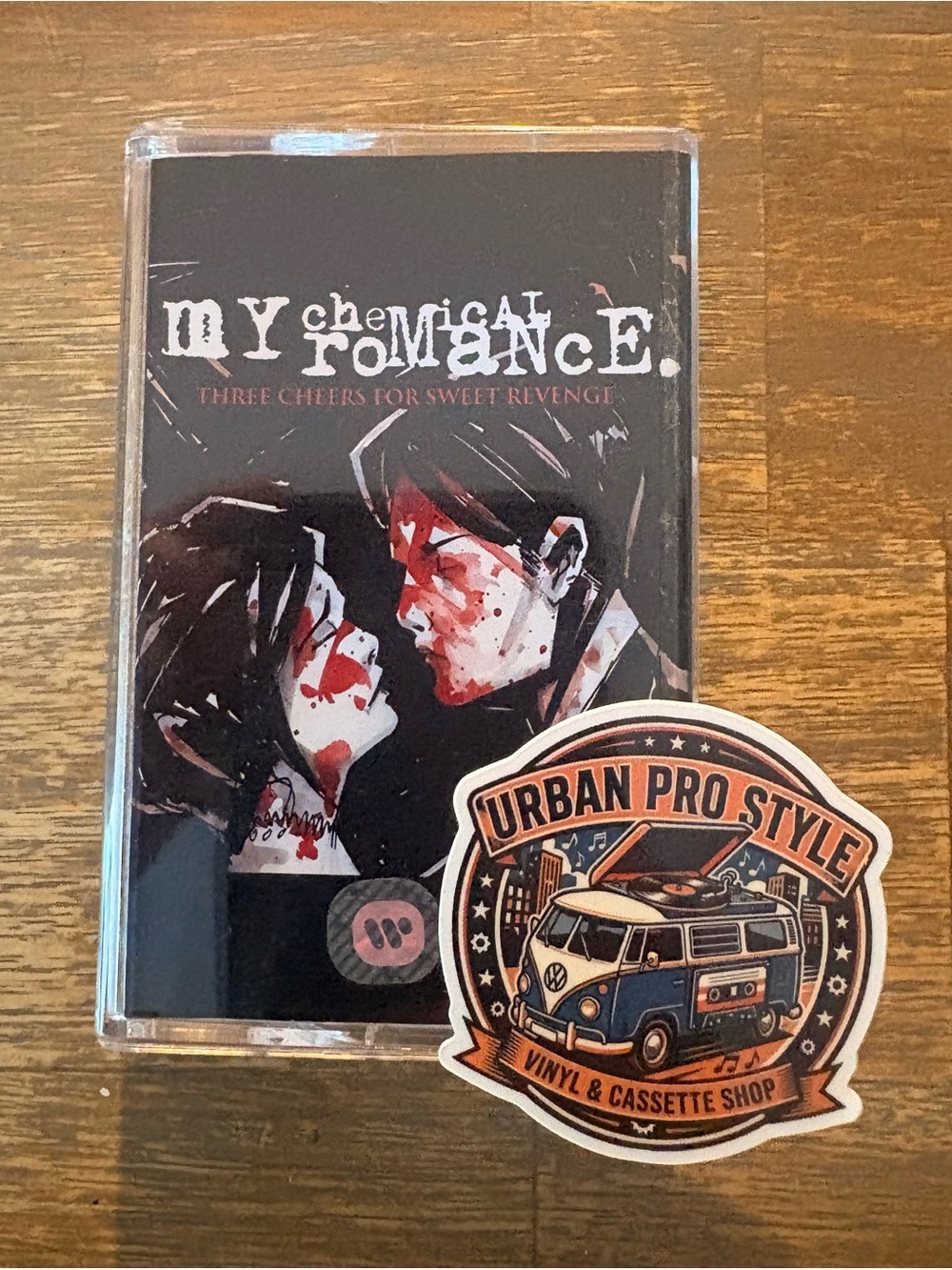 Official My Chemical Romance Three Cheers for Sweet Revenge MCR Cassette Tape